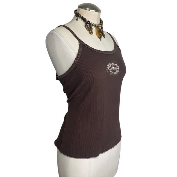 Vtg Y2k Luckenbach Texas Embroidered Country Girl Tank Top - Picture 7 of 15